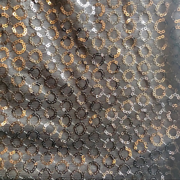 Black Sequin Express Cocktail Dress - Picture 3 of 3